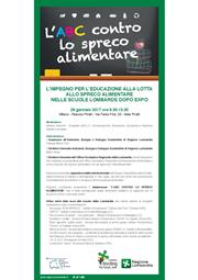 CONVEGNO CONTRO LO SPRECO ALIMENTARE
